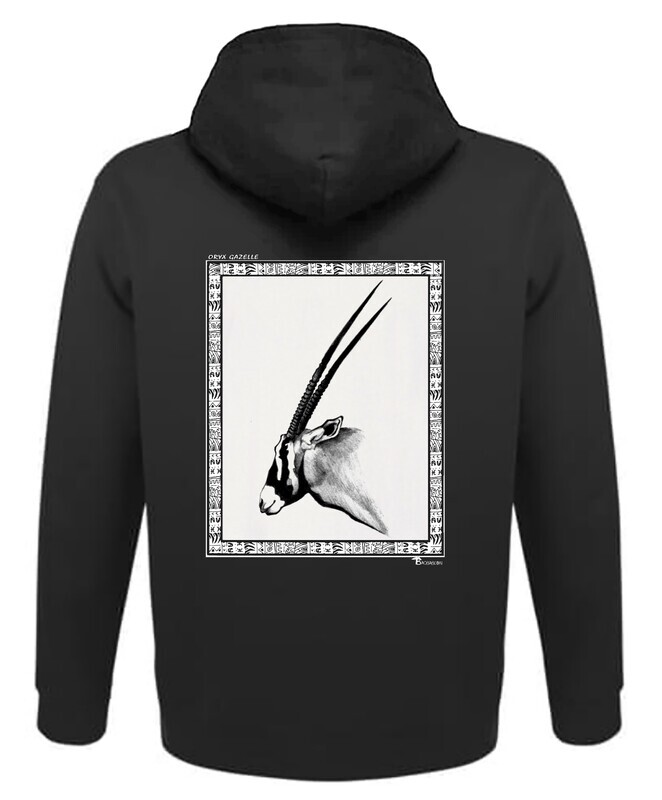 SWEAT A CAPUCHE FAUNE ORYX