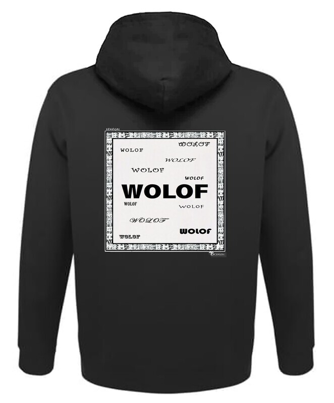 SWEAT A CAPUCHE RACINE WOLOF