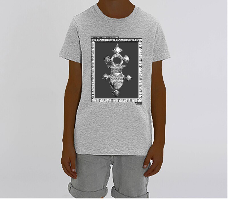 TEE SHIRT FASHION  BIJOUX CROIX D'AGADEZ IFEROUANE