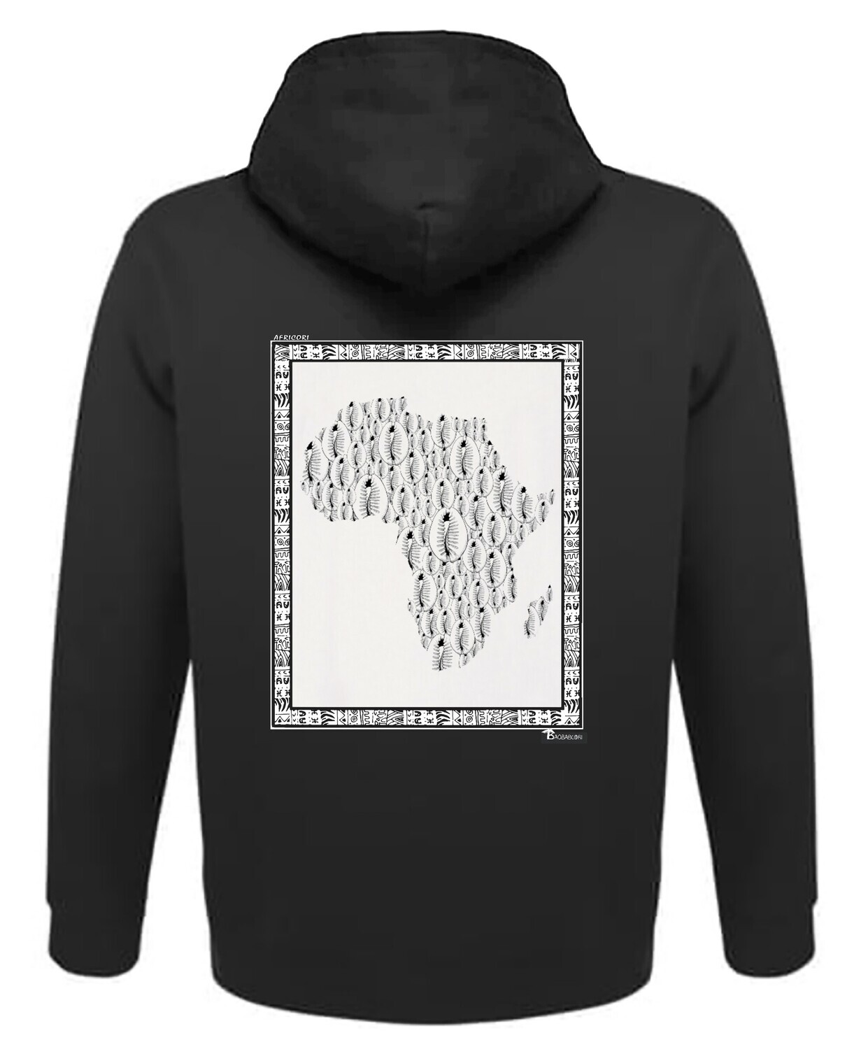 SWEAT A CAPUCHE FREESTYLE ART "AFRICORI"