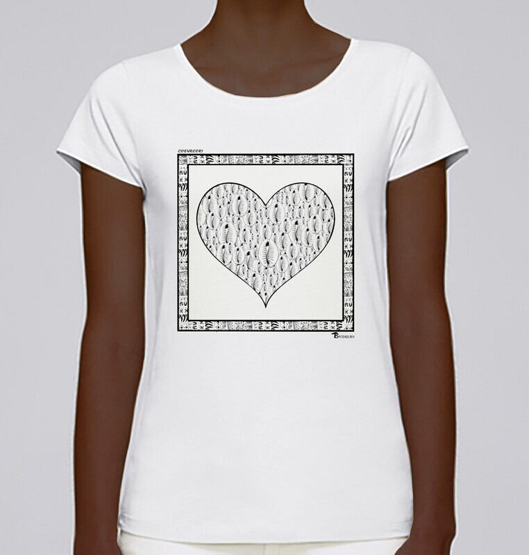 TEE SHIRT FREESTYLE ART "COEURCORI"