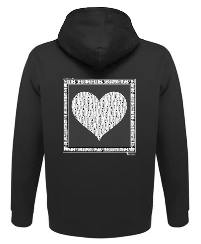 SWEAT A CAPUCHE FREESTYLE ART "COEURCORI"