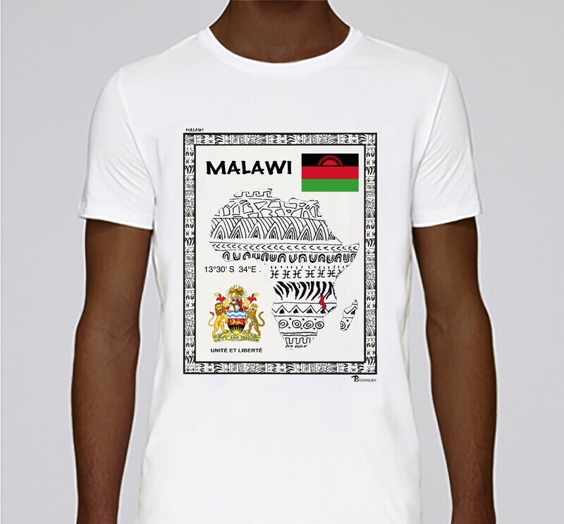 TEE SHIRT PAYS MALAWI