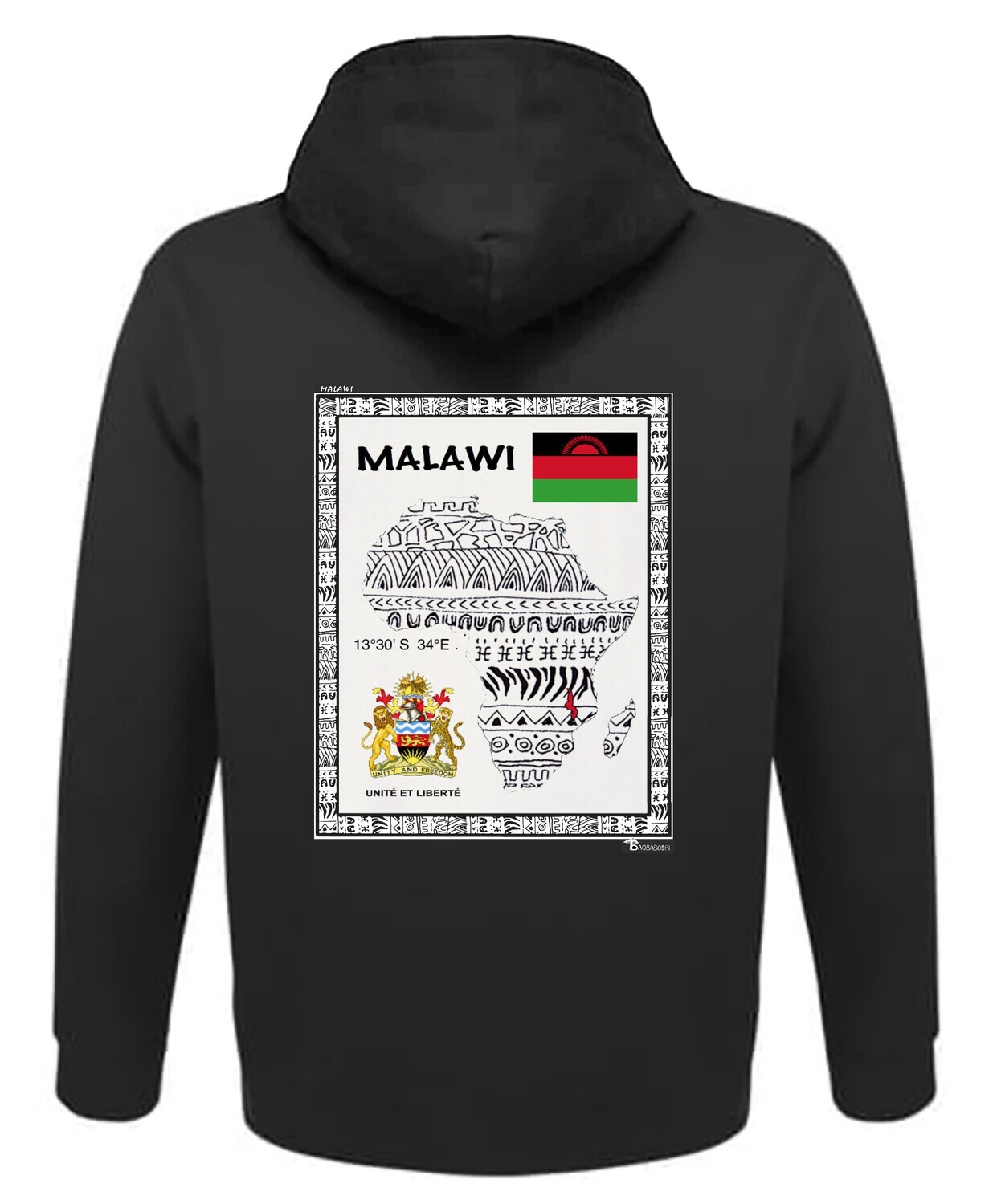 SWEAT A CAPUCHE PAYS MALAWI