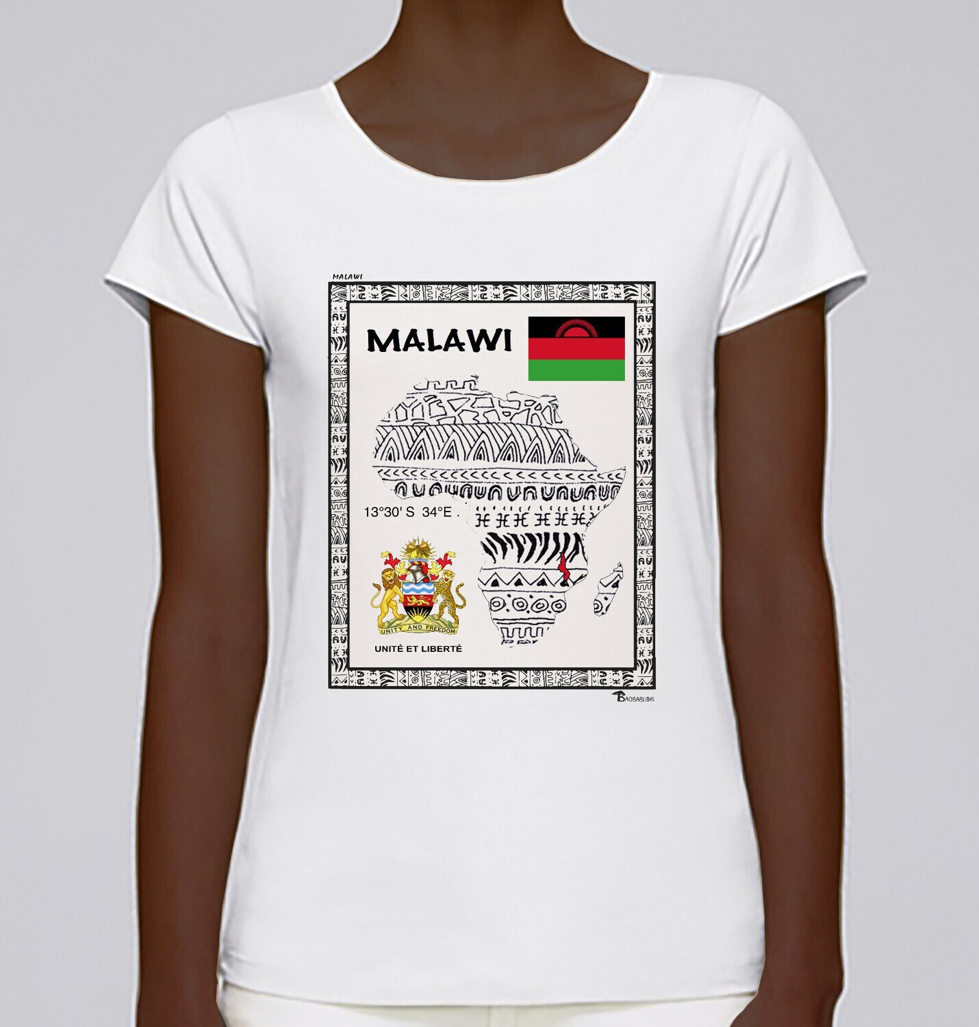 TEE SHIRT PAYS MALAWI