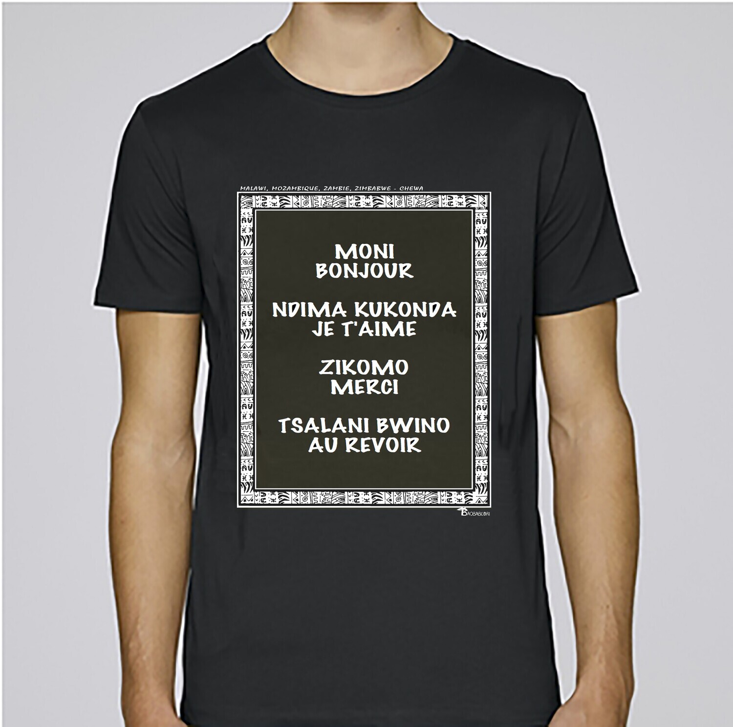 TEE SHIRT LANGUE CHEWA MALAWI