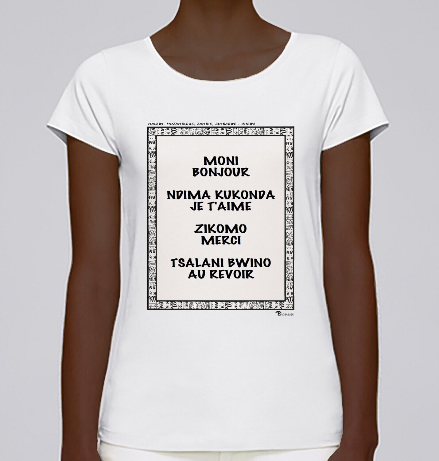 TEE SHIRT LANGUE CHEWA MALAWI