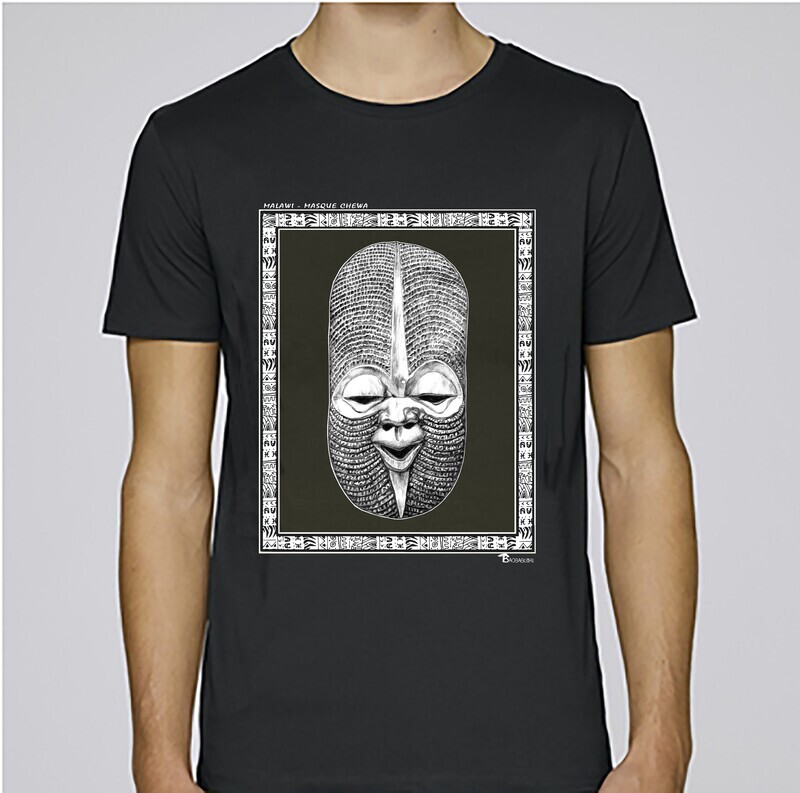 TEE SHIRT MASQUE CHEWA MALAWI