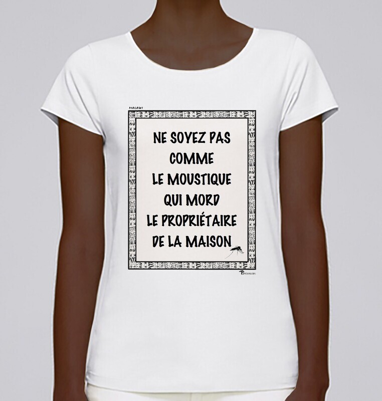 TEE SHIRT PROVERBE ET CITATION MALAWI MOUSTIQUE
