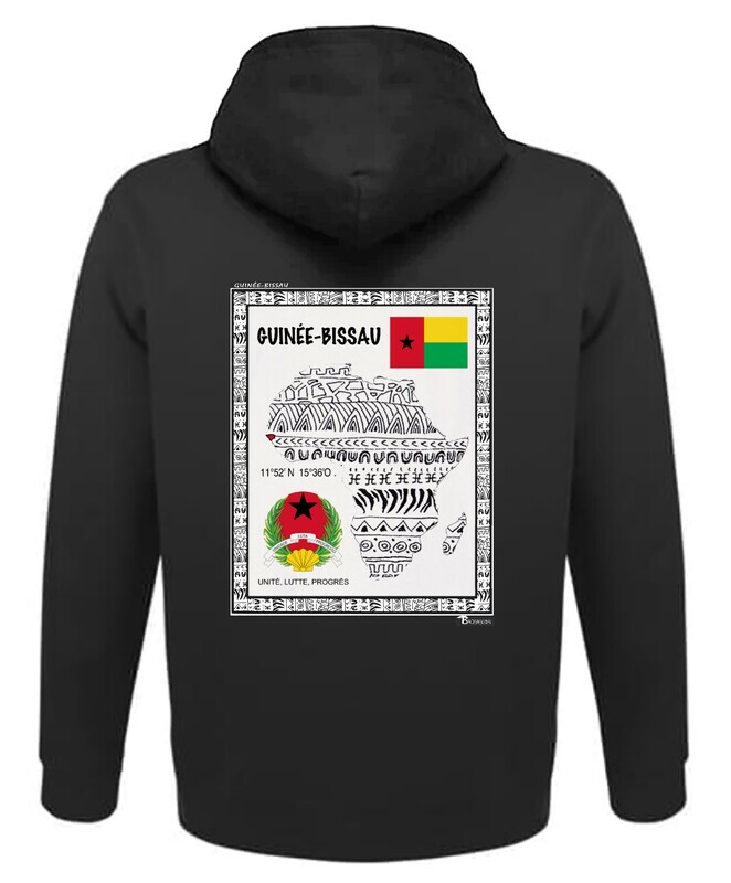 SWEAT A CAPUCHE PAYS GUINEE BISSAU