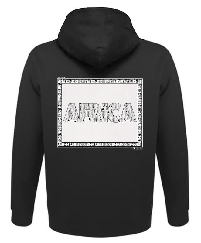SWEAT A CAPUCHE FREESTYLE ART "AFRICA"