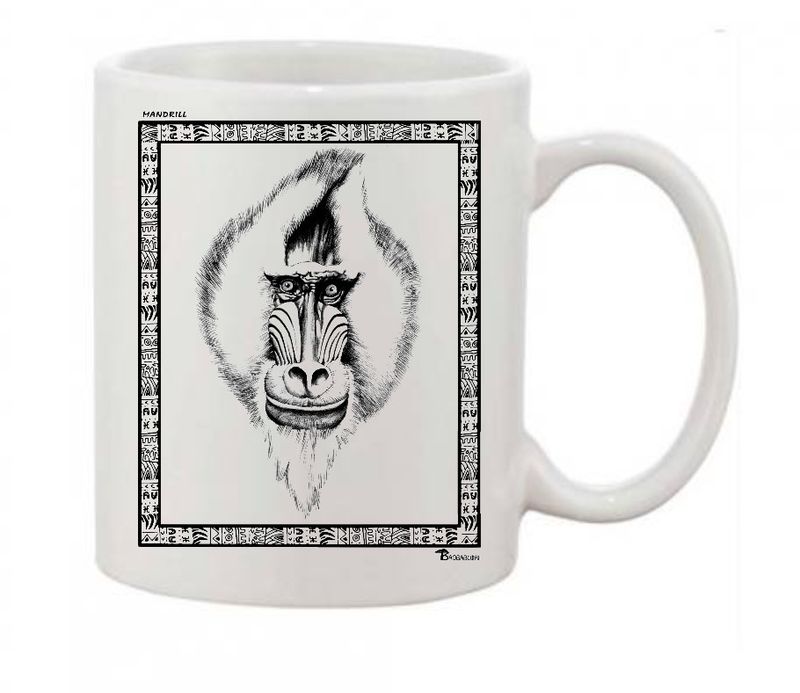 MUG FAUNE MANDRILL