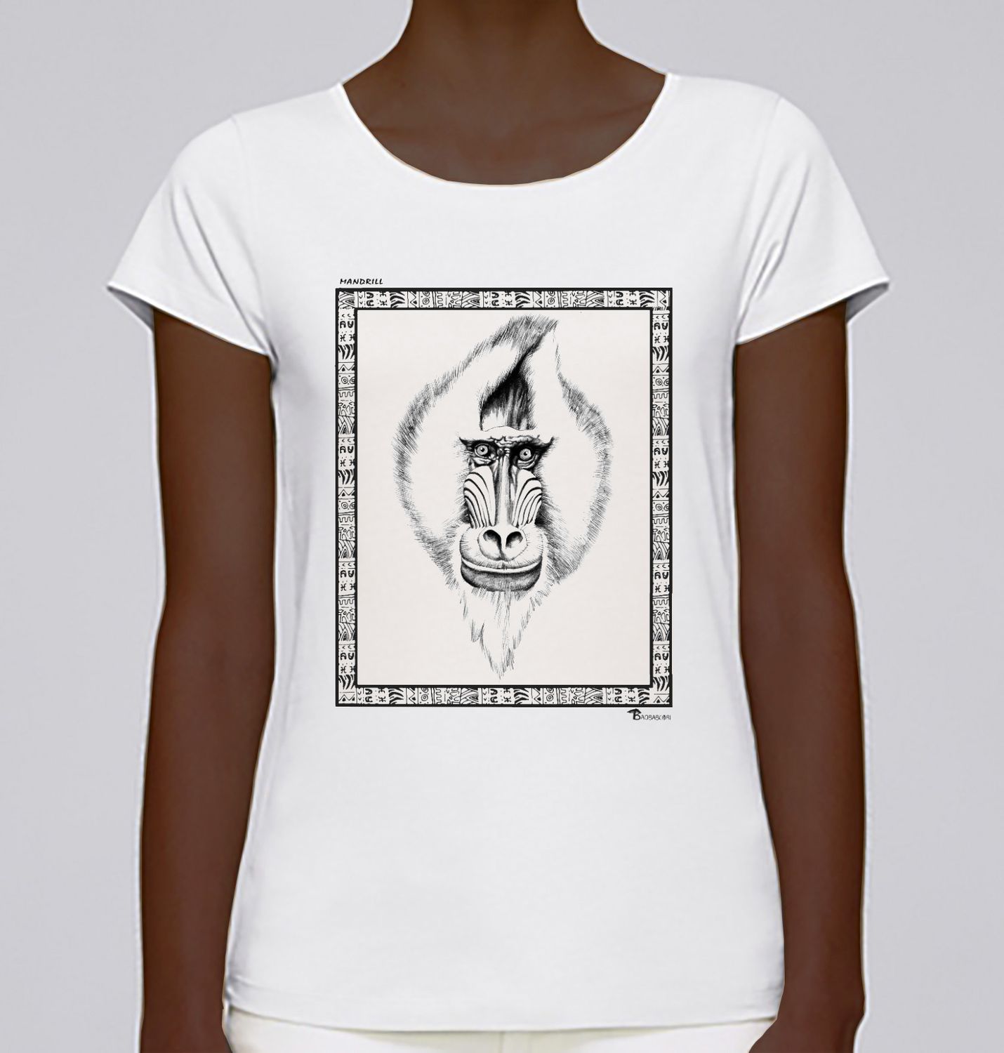 TEE SHIRT FAUNE MANDRILL