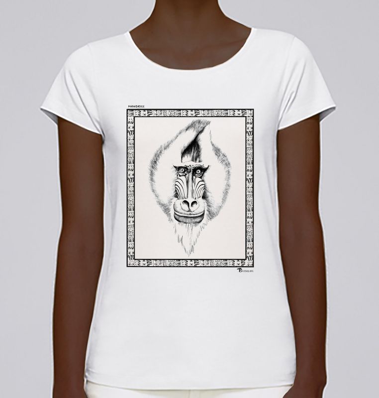 TEE SHIRT FAUNE MANDRILL