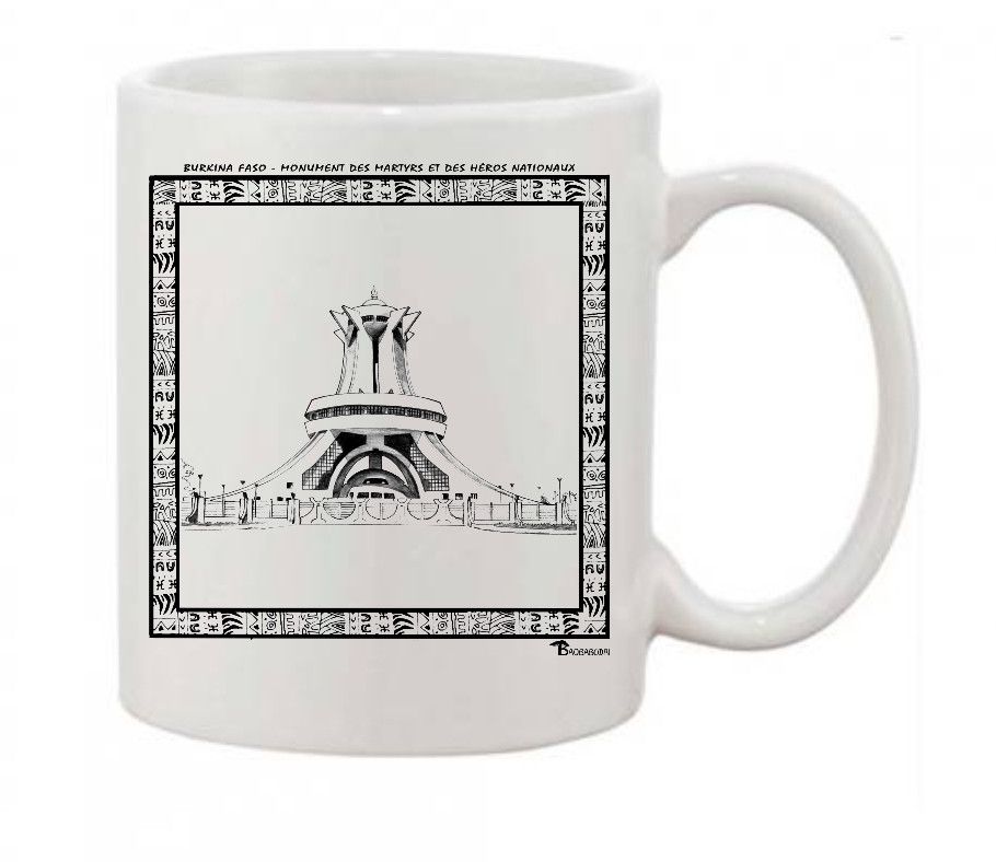 MUG MONUMENT DES MARTYRS ET DES HEROS NATIONAUX BURKINA FASO