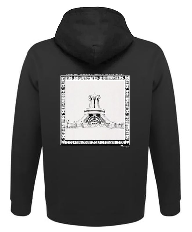 SWEAT A CAPUCHE MONUMENT DES MARTYRS ET DES HEROS NATIONAUX BURKINA FASO
