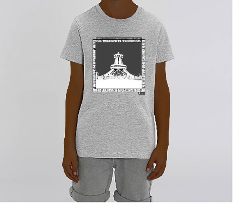 TEE SHIRT MONUMENT DES MARTYRS ET DES HEROS NATIONAUX BURKINA FASO