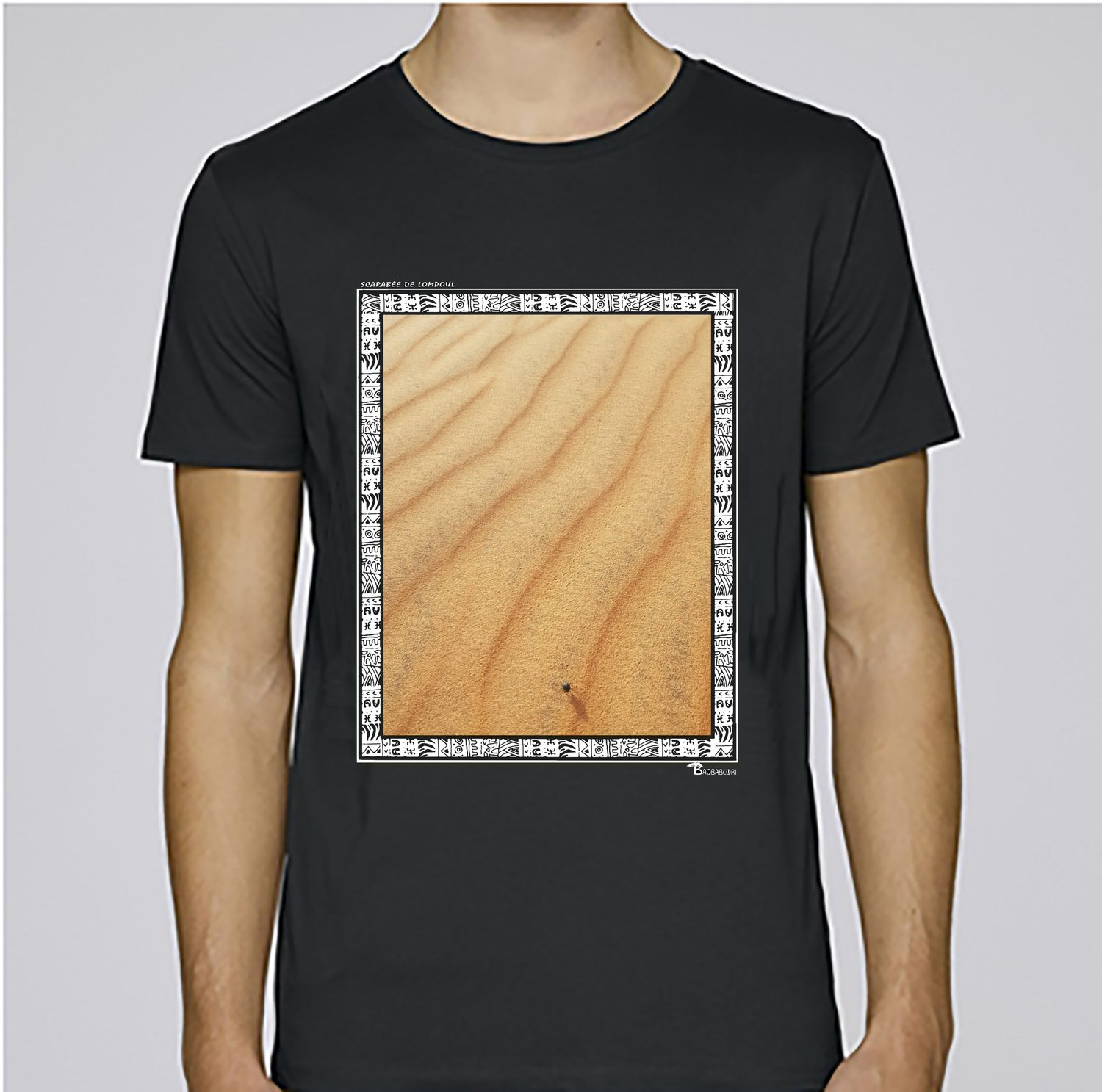 TEE SHIRT FREESTYLE ART "SCARABÉ DE LOMPOUL"