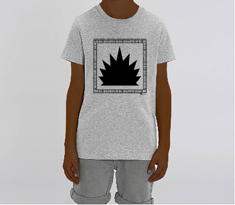 TEE SHIRT SYMBOLE ADINKRA  "OWIA A REPUE"  PROGRESSION - RENOUVEAU - CHALEUR -ENERGIE