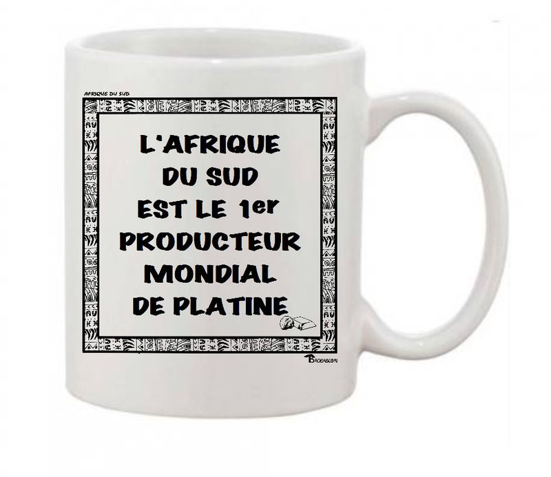 MUG ÉCONOMIE AFRIQUE DU SUD PLATINE