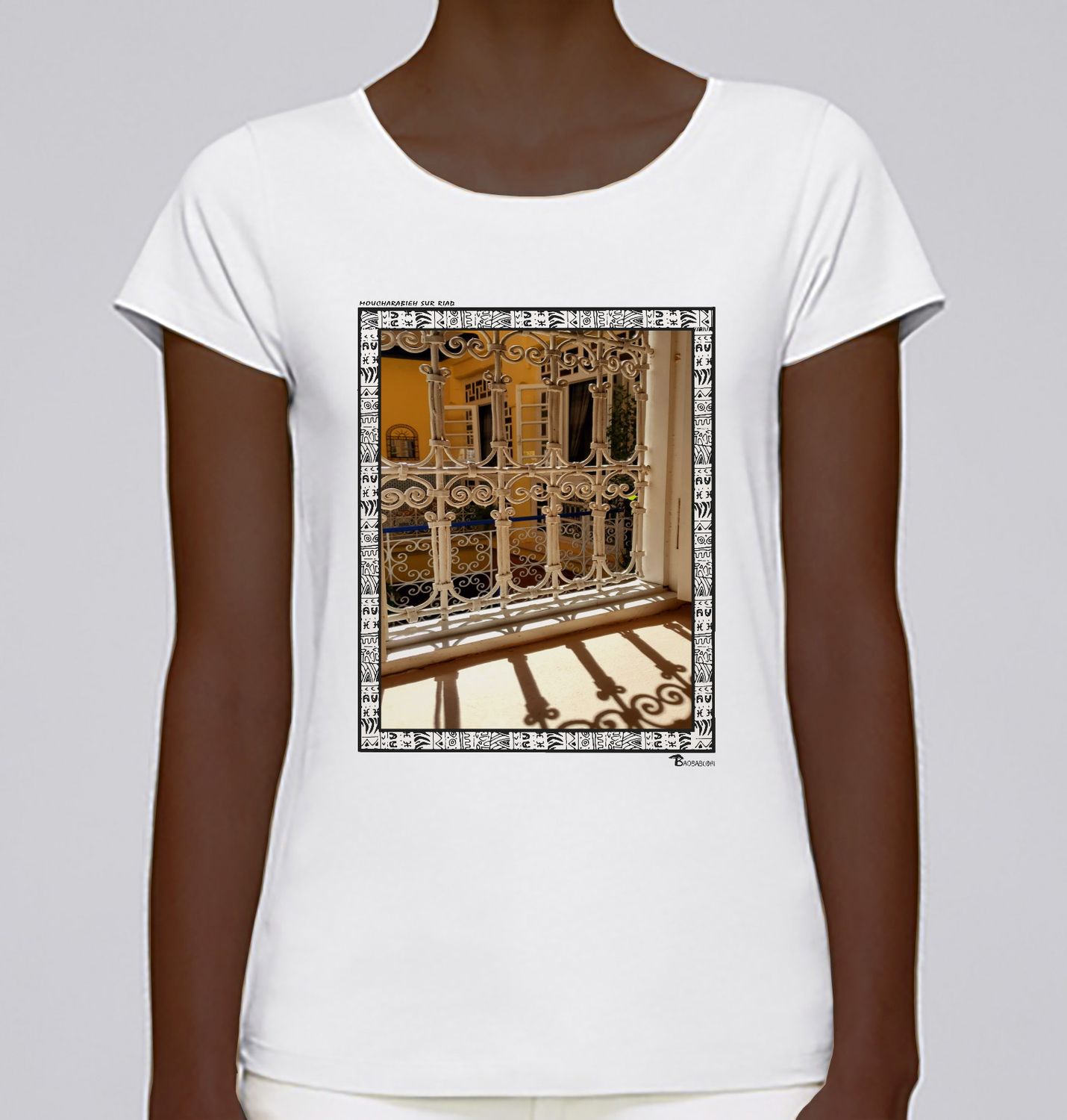 TEE SHIRT FREESTYLE ART "MOUCHARABIEH SUR RIAD"