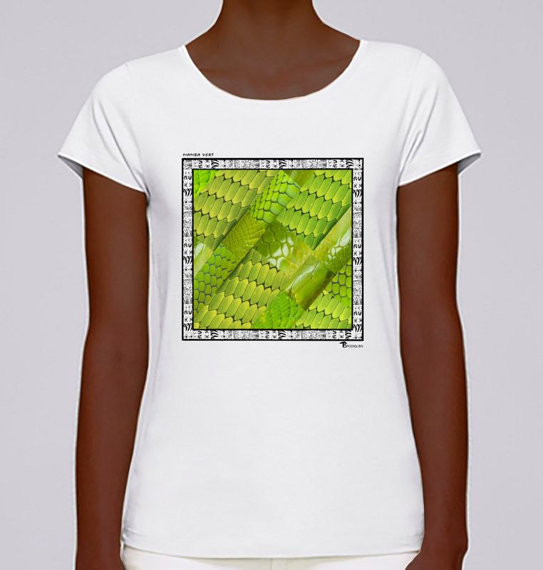 TEE SHIRT FAUNE MAMBA VERT