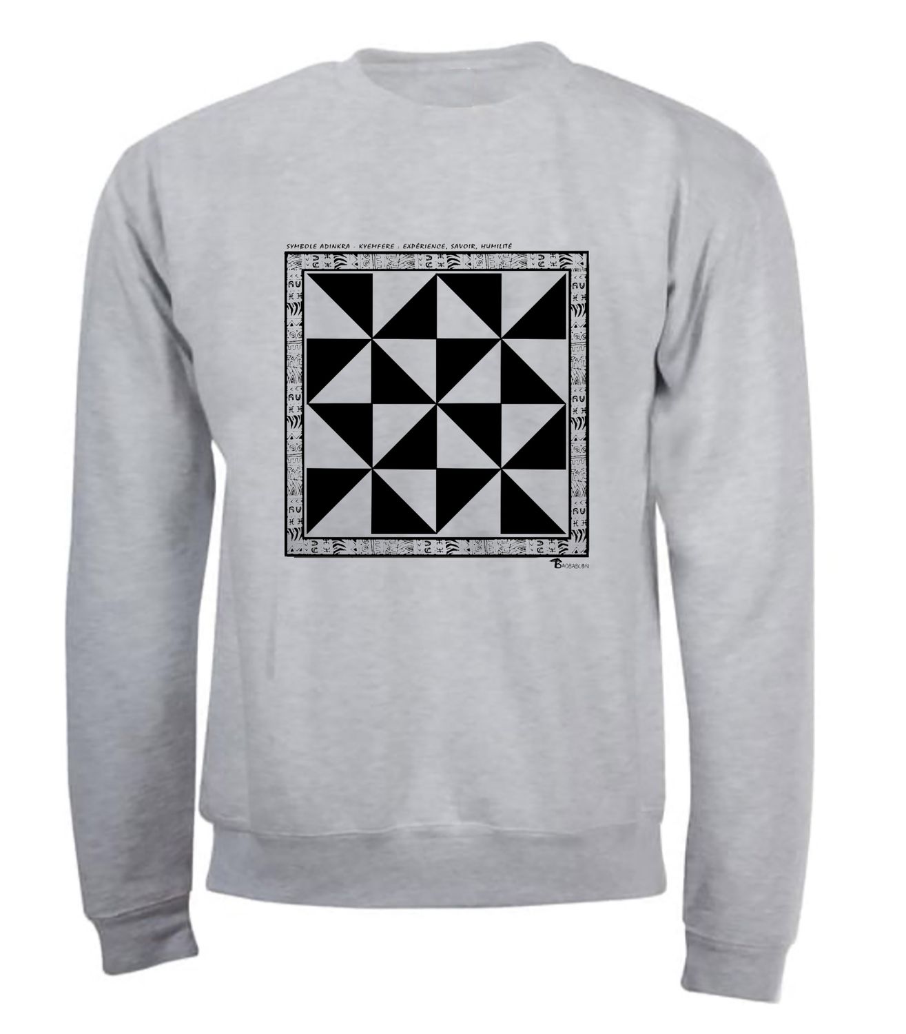 SWEAT  SYMBOLE ADINKRA "KYEMFERE"  EXPERIENCE - SAVOIR - HUMILITE