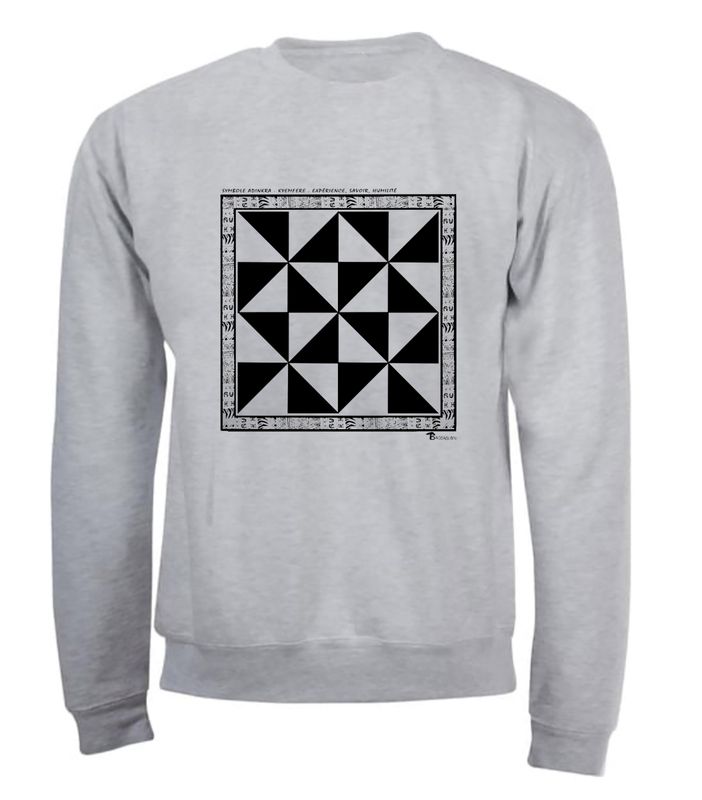 SWEAT  SYMBOLE ADINKRA "KYEMFERE"  EXPERIENCE - SAVOIR - HUMILITE