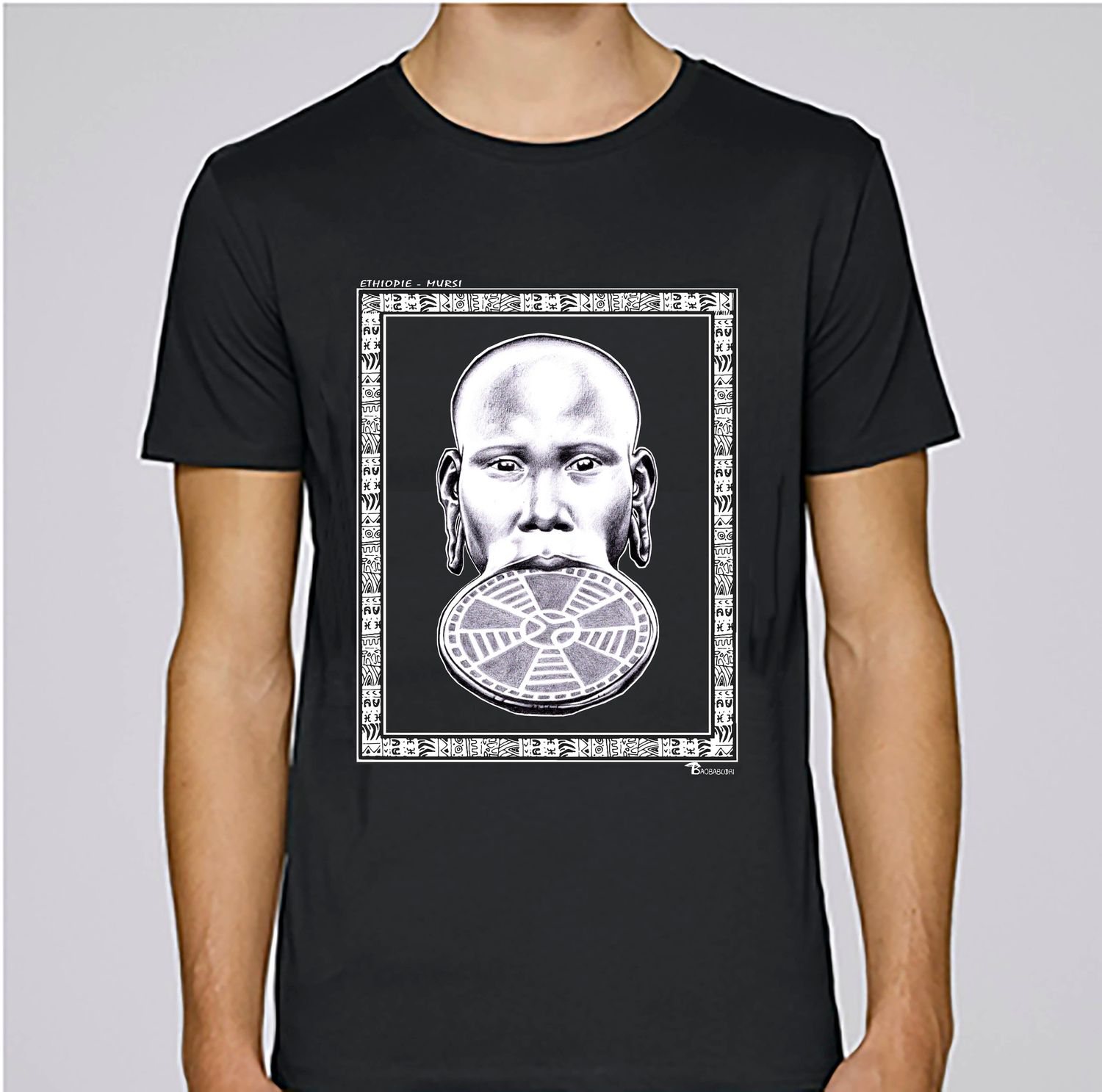 TEE SHIRT FASHION BIJOUX MURSI ETHIOPIE