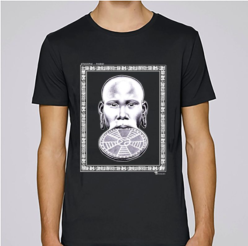 TEE SHIRT FASHION BIJOUX MURSI ETHIOPIE