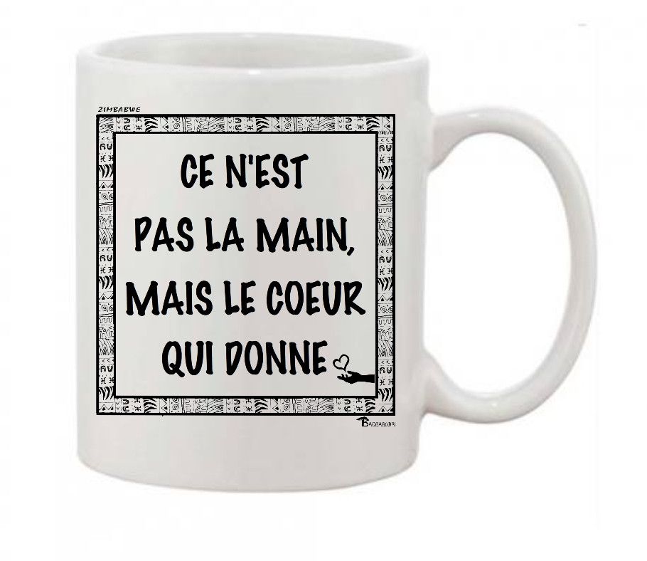 MUG PROVERBE ET CITATION ZIMBABWE COEUR
