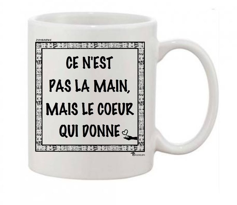 MUG PROVERBE ET CITATION ZIMBABWE COEUR