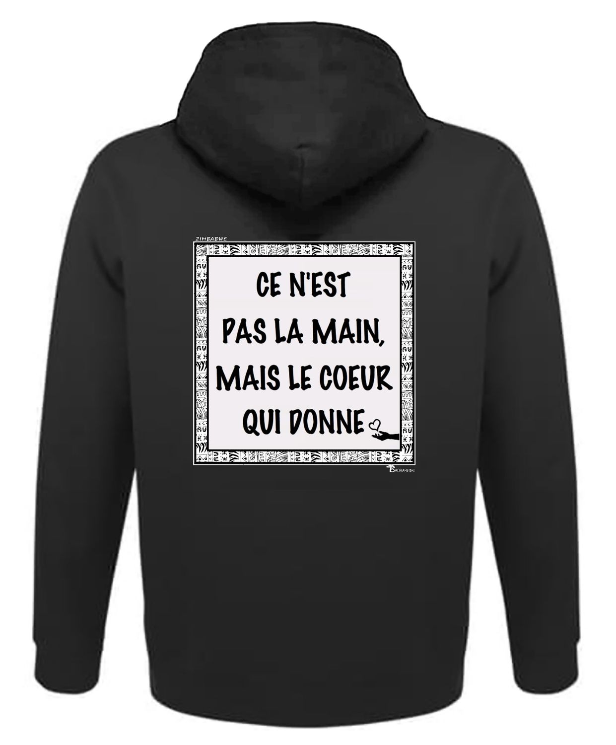 SWEAT A CAPUCHE PROVERBE ET CITATION ZIMBABWE COEUR