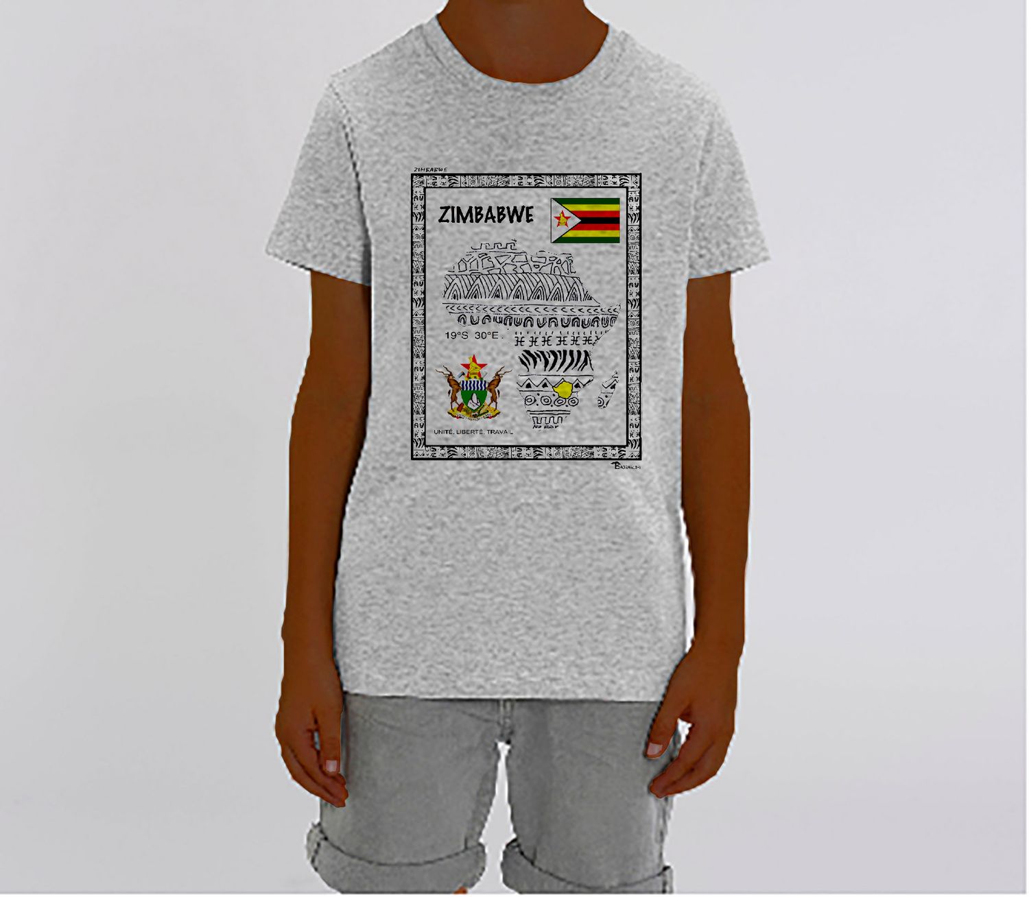 TEE SHIRT PAYS ZIMBABWE