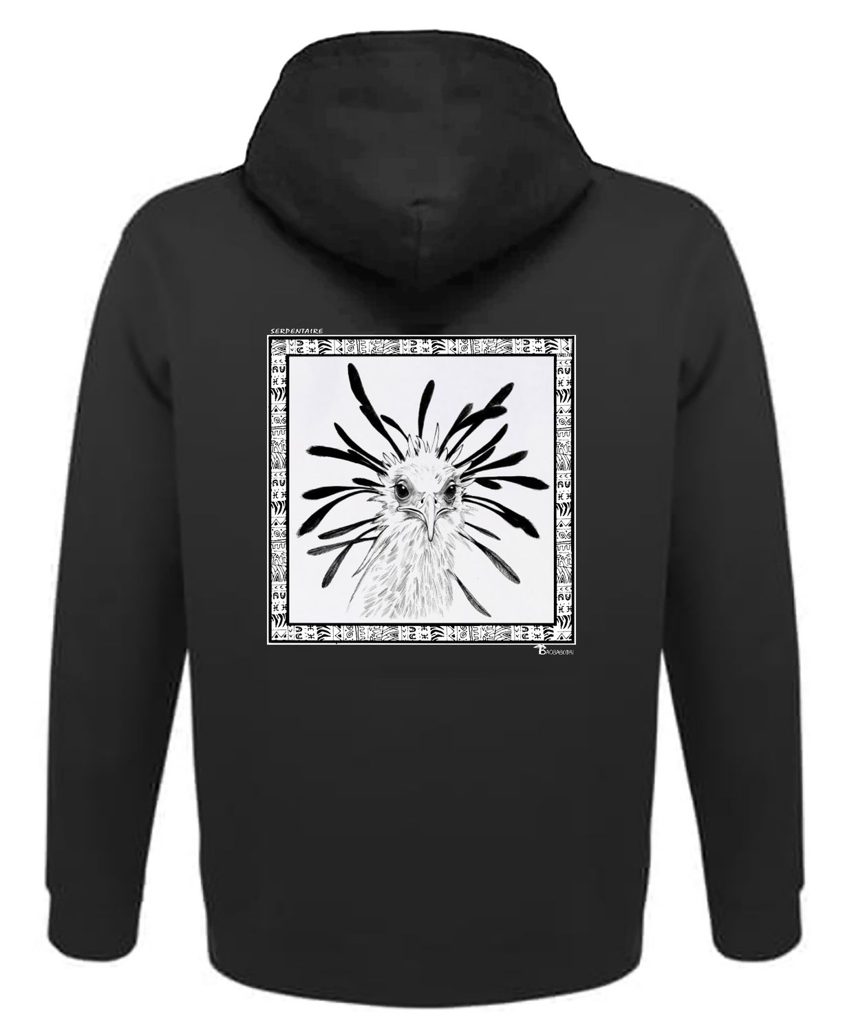 SWEAT A CAPUCHE FAUNE SERPENTAIRE