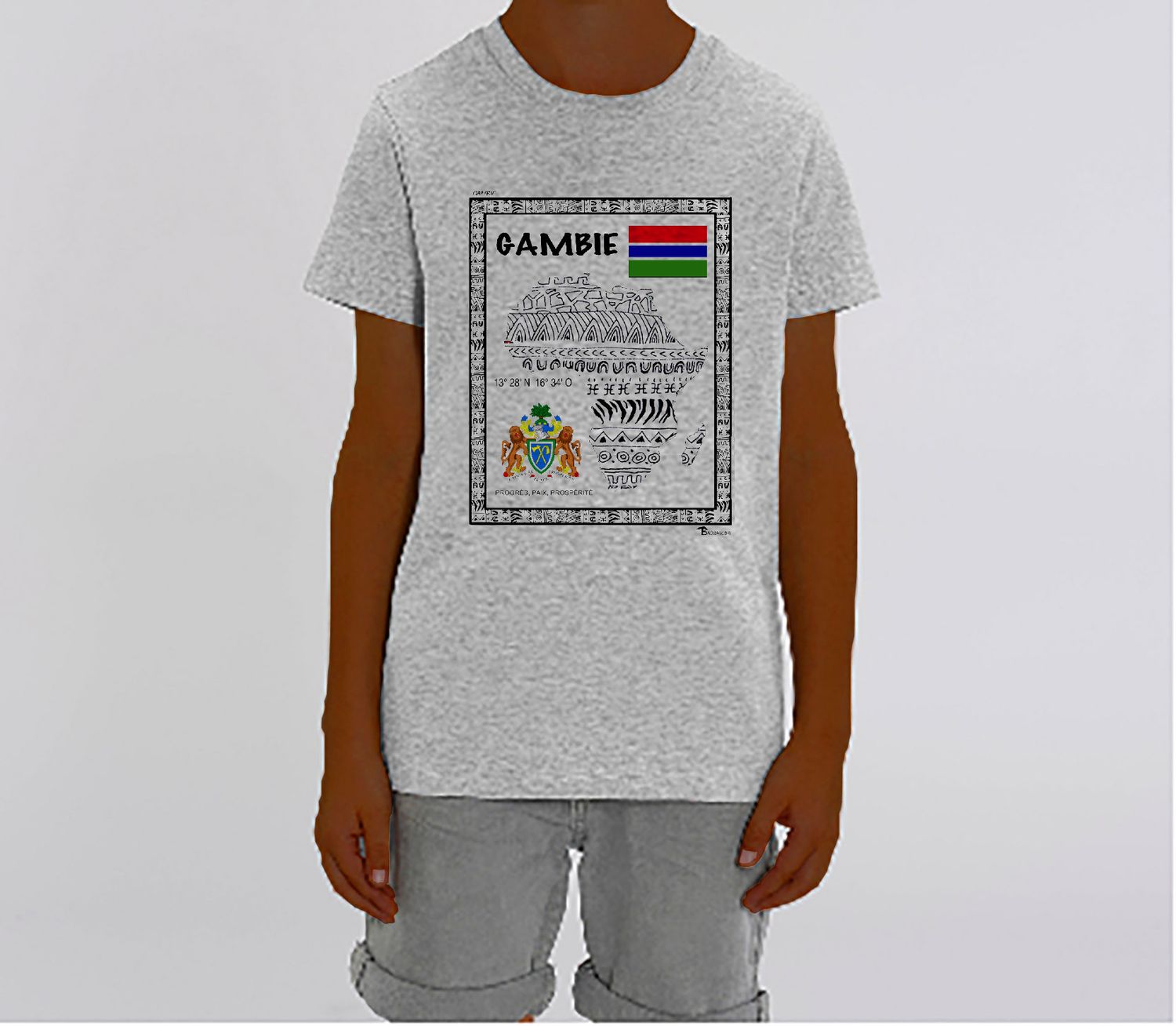 TEE SHIRT PAYS GAMBIE