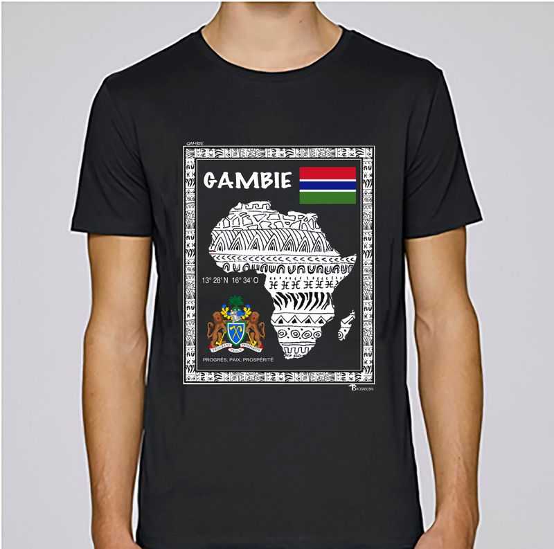 TEE SHIRT PAYS GAMBIE