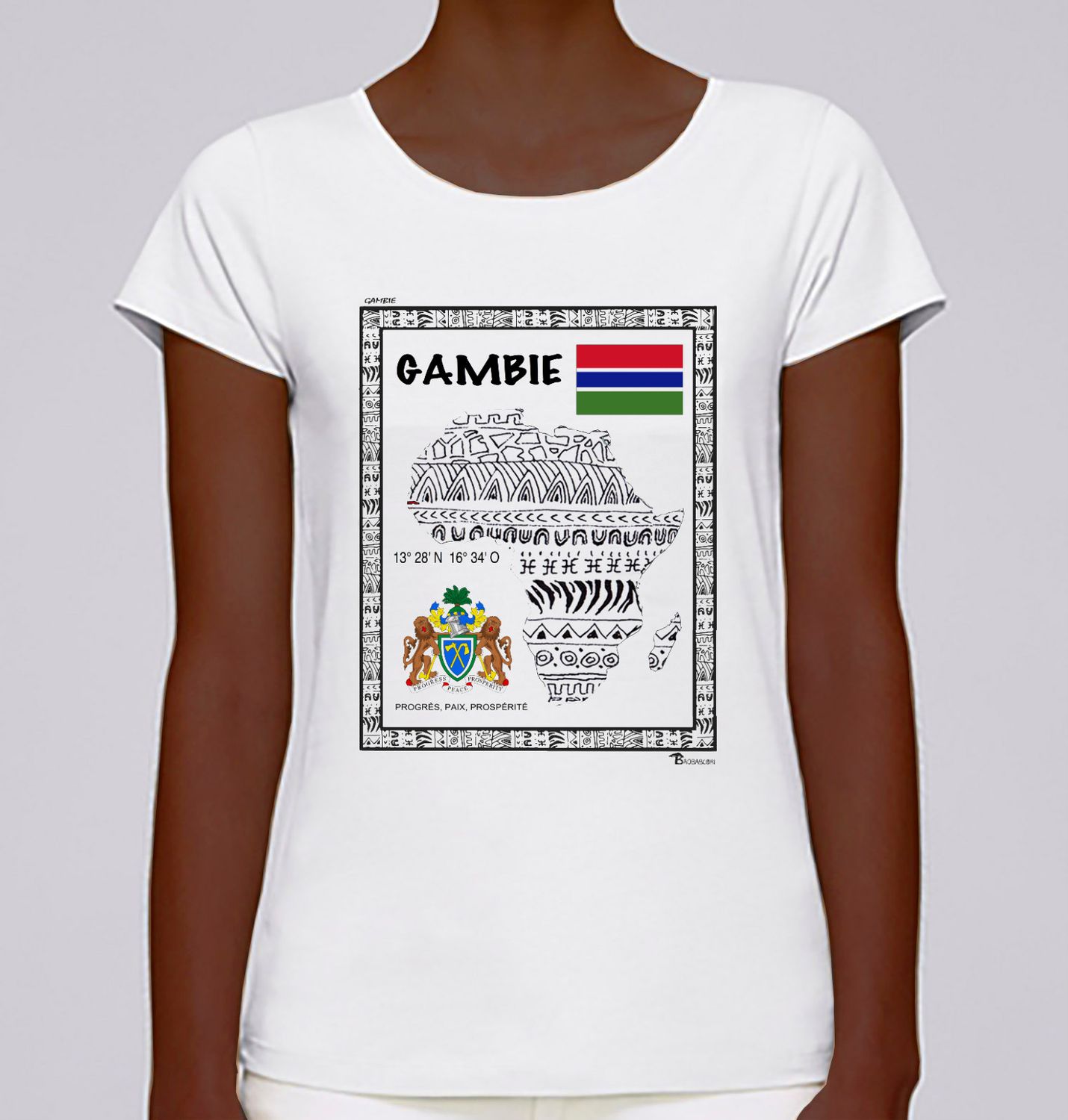 TEE SHIRT PAYS GAMBIE