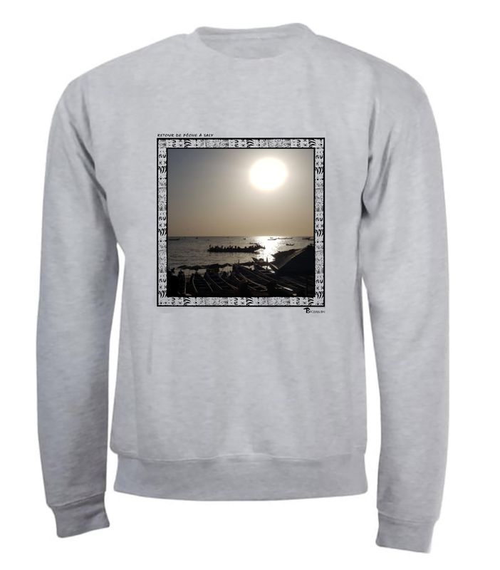 SWEAT FREESTYLE ART "RETOUR DE PECHE À SALY "
