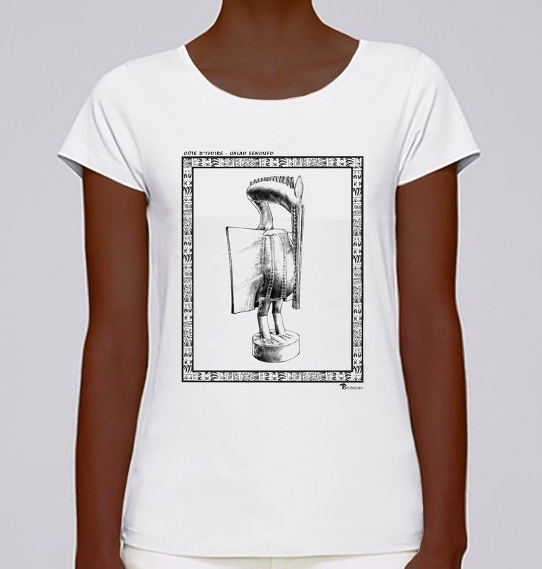 TEE SHIRT CALAO SENOUFO CÔTE D'IVOIRE