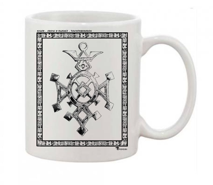 MUG FASHION  BIJOUX CROIX D'AGADEZ TCHINTABARADEN
