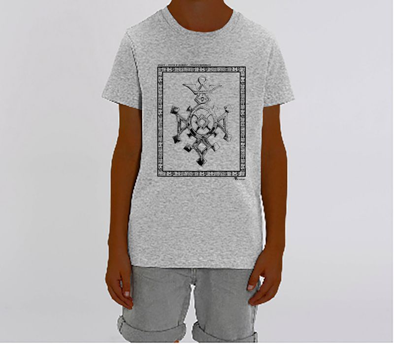 TEE SHIRT FASHION  BIJOUX CROIX D'AGADEZ TCHINTABARADEN