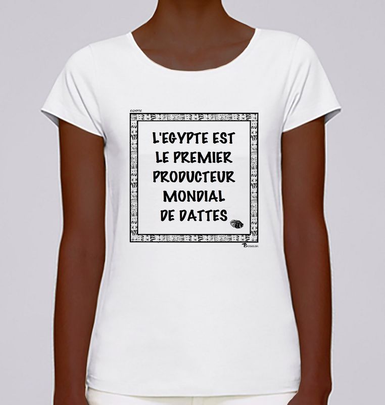 TEE SHIRT ÉCONOMIE ÉGYPTE DATTES