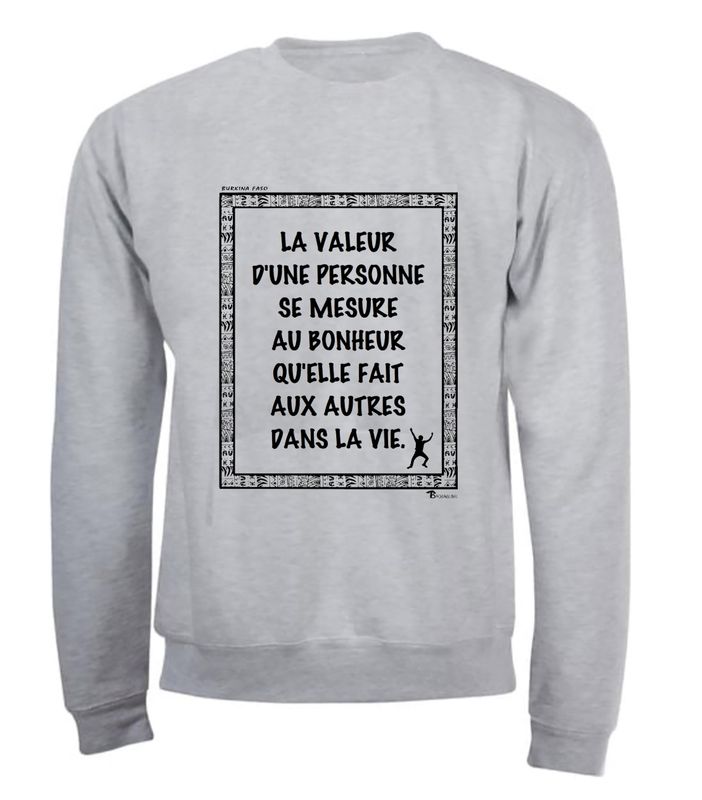 SWEAT PROVERBE ET CITATION BURKINA BONHEUR