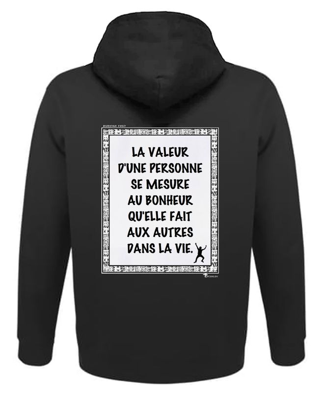 SWEAT A CAPUCHE PROVERBE ET CITATION BURKINA BONHEUR