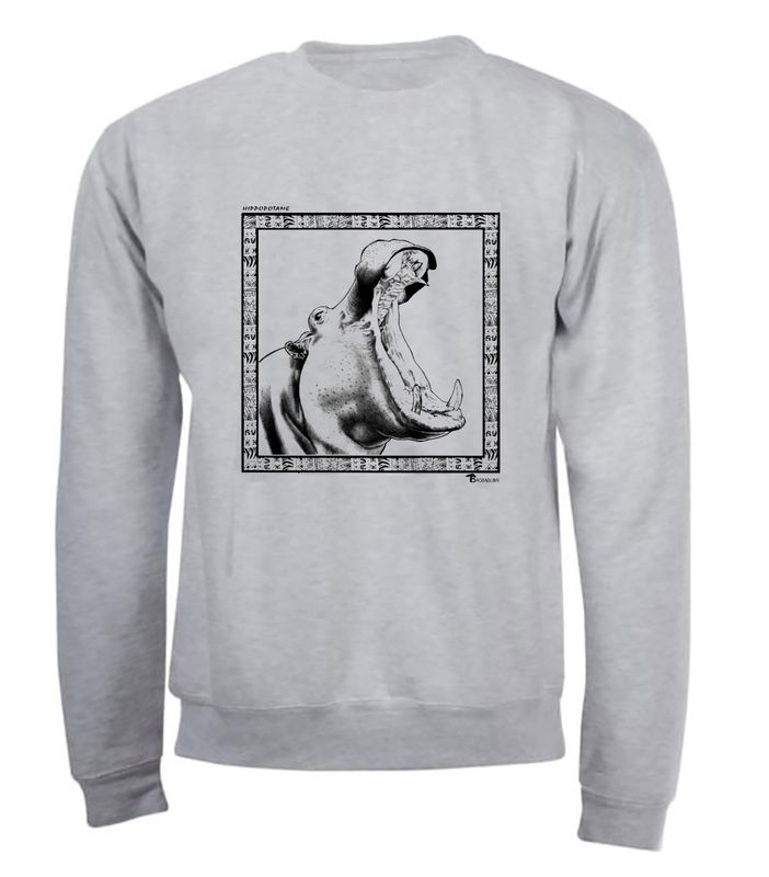 SWEAT FAUNE HIPPOPOTAME