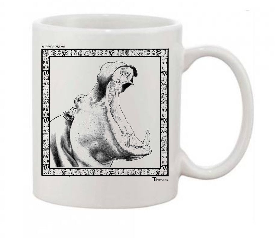 MUG FAUNE HIPPOPOTAME