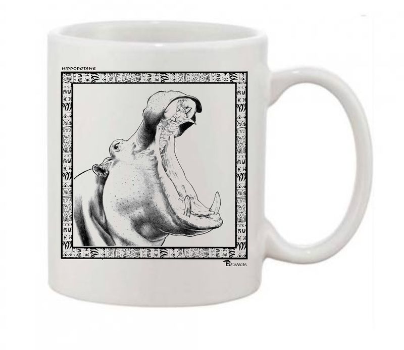 MUG FAUNE HIPPOPOTAME