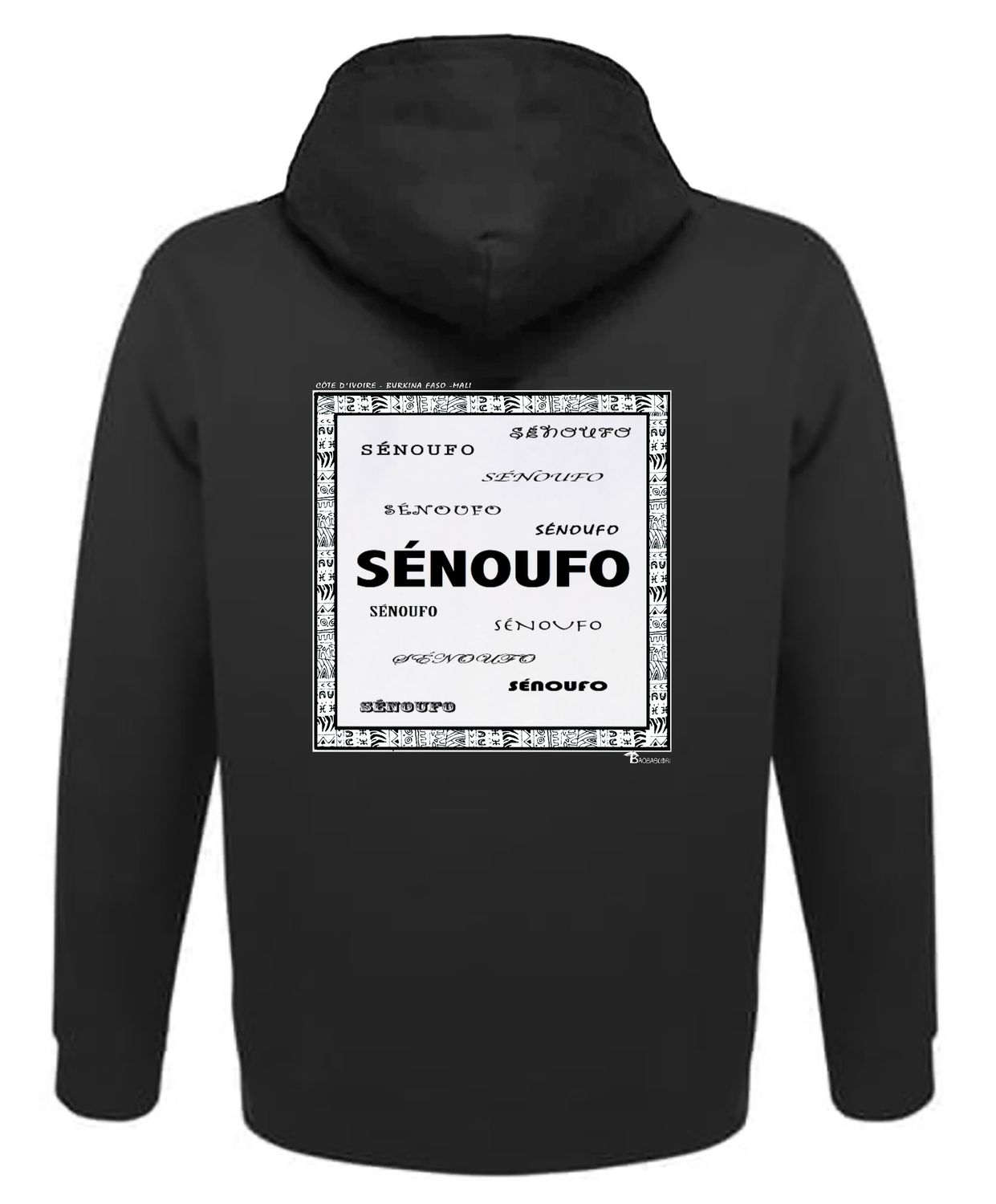 SWEAT A CAPUCHE RACINE SÉNOUFO