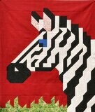 Zebra Quilt Pattern - 3 sizes